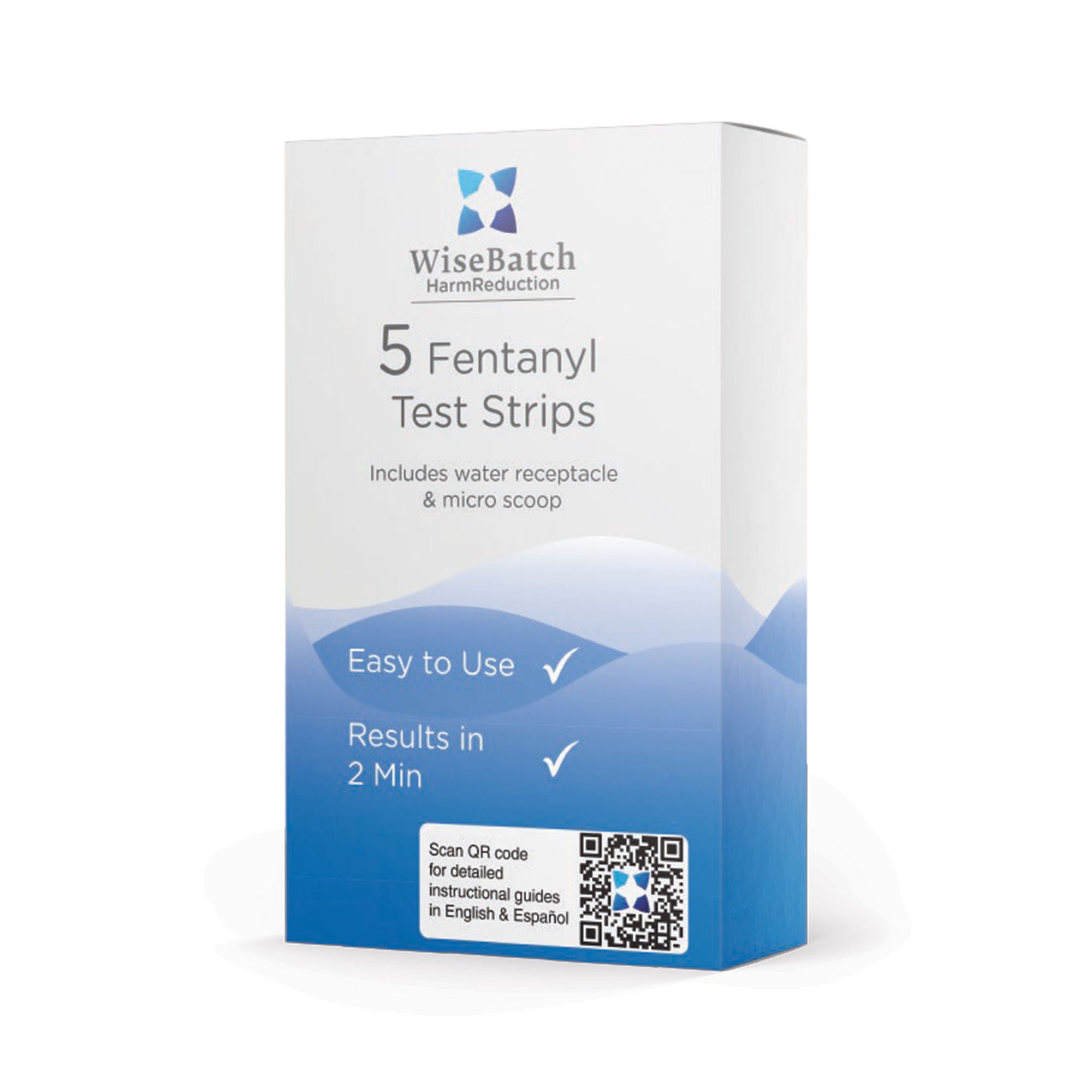 WiseBatch DRUG TEST, FENTANYL STRIP +MICRO SCOOP 20NG/ML (5/BX)