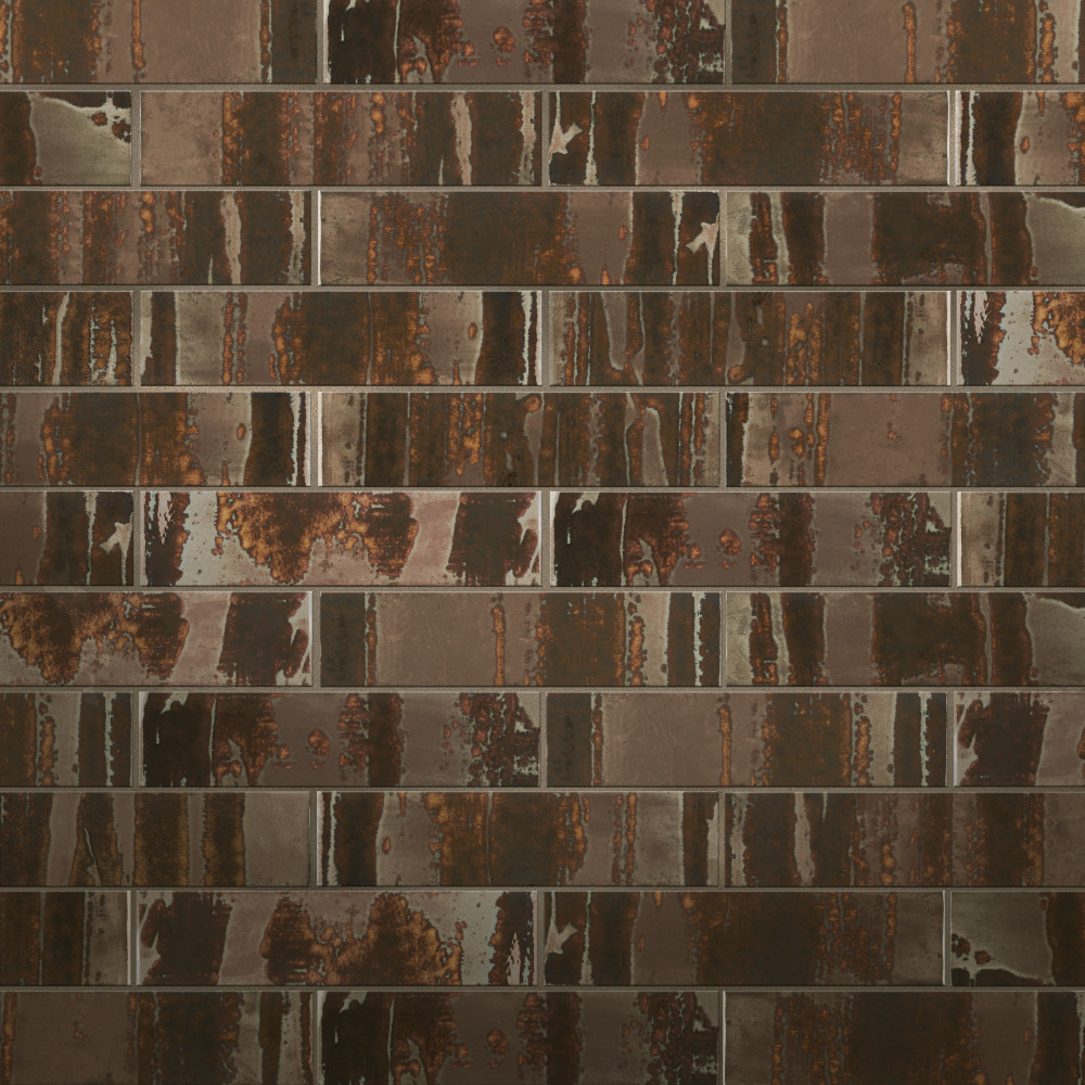 Joliet Dark Amber 3x12 Rectangle Ceramic Wall Only Digital Pattern