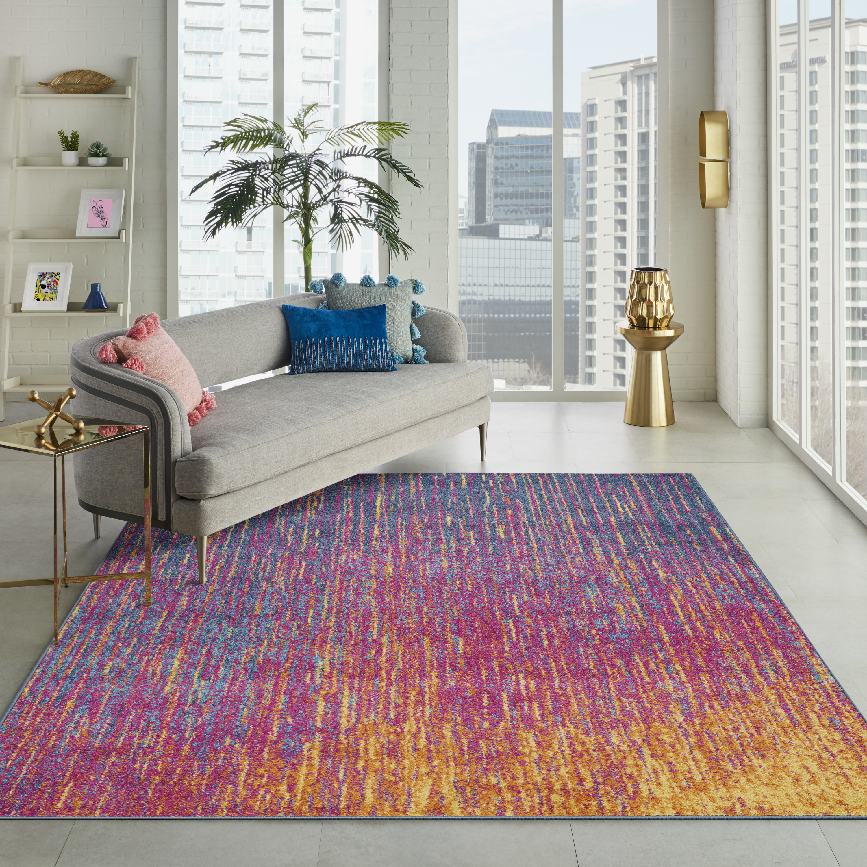 Nourison Passion 8' x 10' Multicolor Modern Indoor Rug