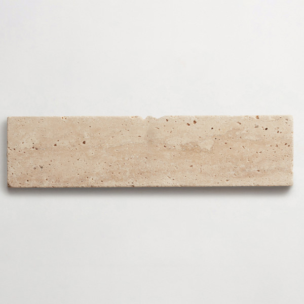 lapidary: girata | blade | beige travertine | tumbled 