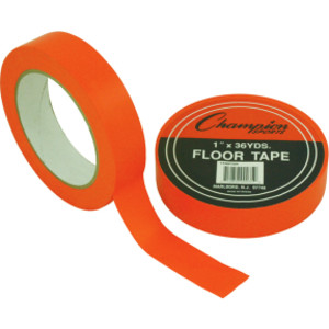Floor Marking Tape, 1" x 36 yd, Orange