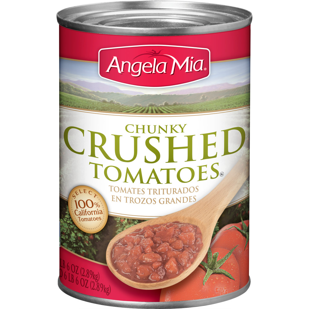 Angela Mia Chunky Crushed Tomatoes, 10 Can, 6/102 oz Conagra Foodservice