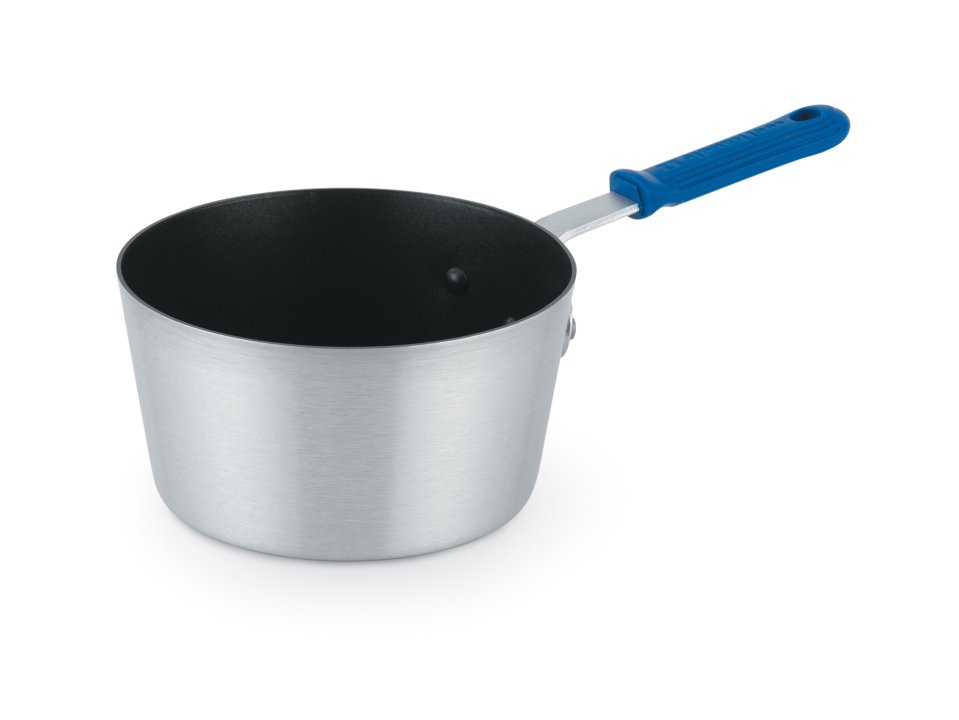 1 ½-quart Wear-Ever® tapered saucepan with Steel Coat X3™ nonstick coating and Cool Handle® rubber grip sleeve