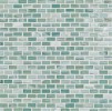 Shibui Soft Teal 1/2×1 Mini Brick Mosaic Natural