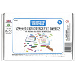 Educational Advantage Wooden Number Rods, 156 Pieces EA-351