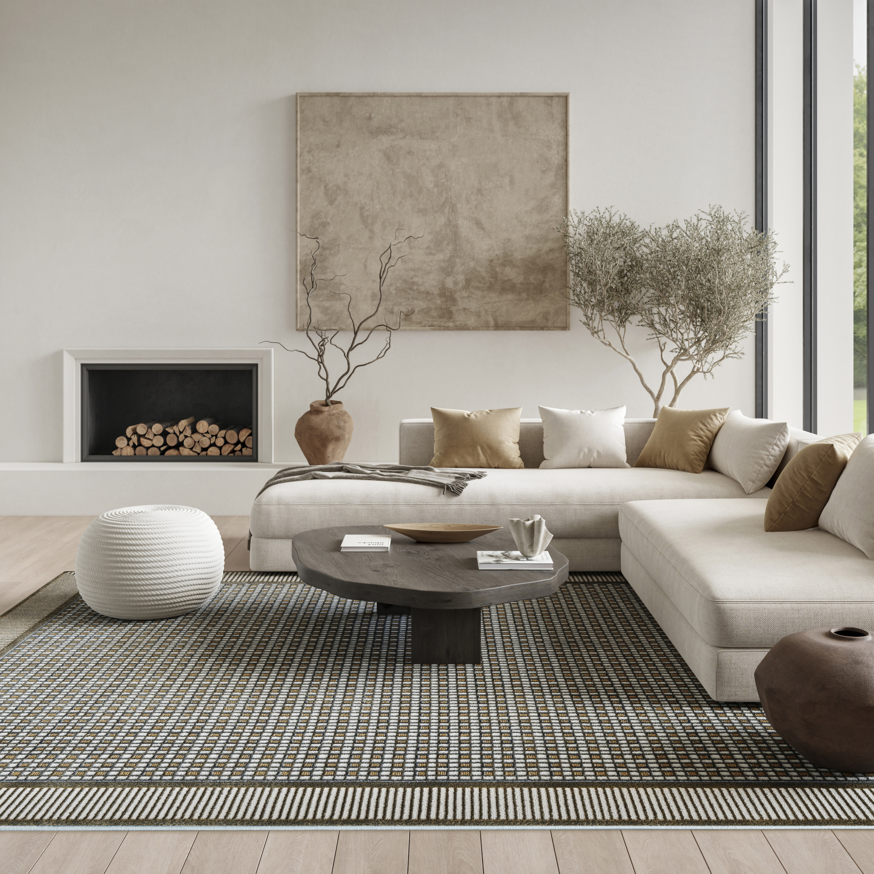 Nourison Nordic 8' x 10' Multicolor Modern Indoor Rug