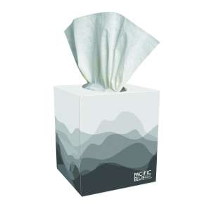 Georgia Pacific,  Pacific Blue Basic™, Facial Tissue, 2 ply, White