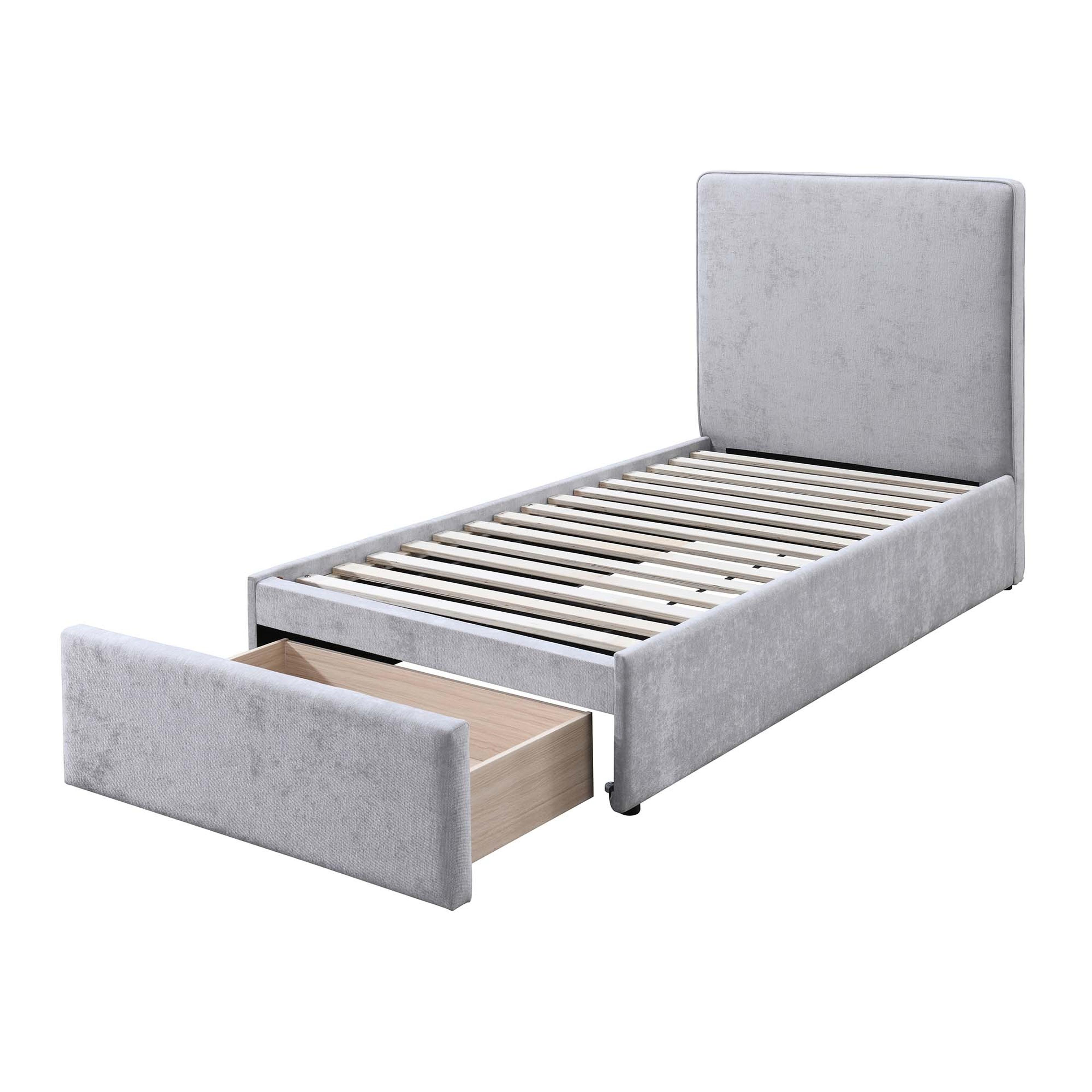Product image of the  Orlando Bed Frame, Drawer Base, Stone from Forty Winks