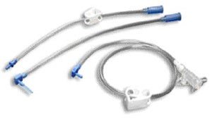 AMT Right Angle Feeding Set with Y-Port, 18 Fr.