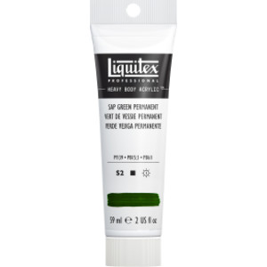 Professional Heavy Body Acrylic Paint, 59 mL Tube, Sap Green Permanent