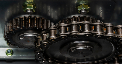 The powerful continuous-duty motor provides slip-free performance.