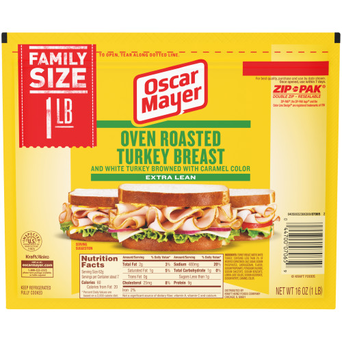Oscar Mayer Oven Roasted Turkey Breast 16 oz