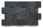 Cladding Series Sutra Black 8×11 New Wave Mosaic Honed