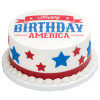 Celebrate America Happy Birthday PhotoCake® Edible Image® DecoPac