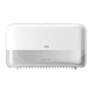 Tork, Twin T7 Elevation, Coreless Bath Tissue Dispenser, White