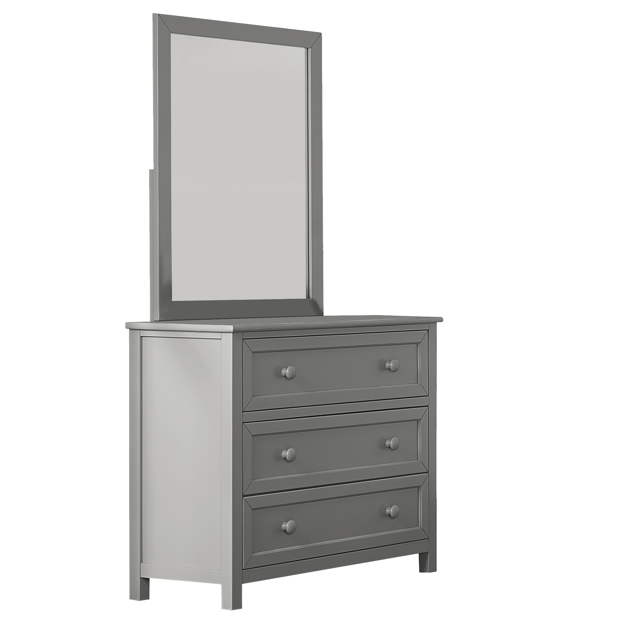 Schoolhouse 4.0 3 Drawer Chest and Mirror