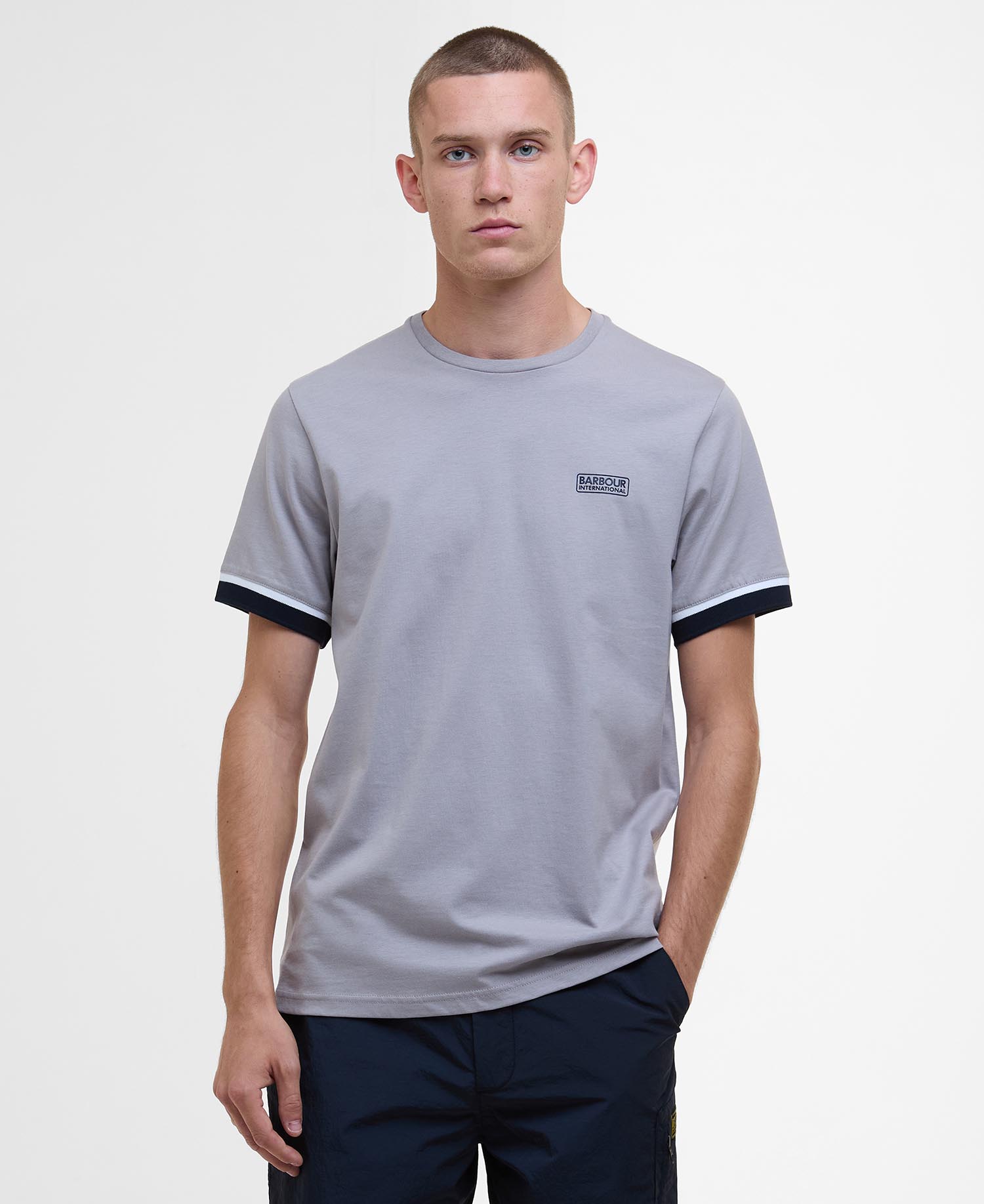 Deep Cuff Evan Tipped T-Shirt image number 0