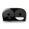 Hillyard, High-Capacity 2-Roll,  Bath Tissue Dispenser, Black Translucent