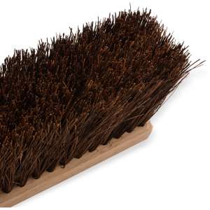 Carlisle, Flo-Pac, 24in, Heavy Floor Garage Sweep, Palmyra Bristles, Brown