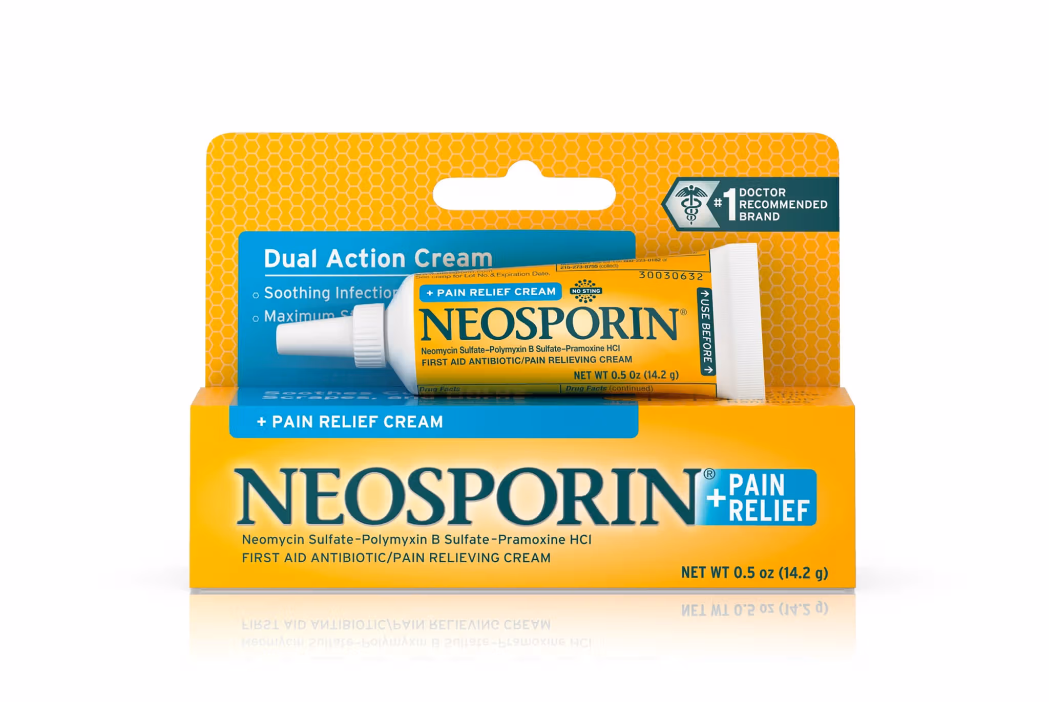 Neosporin® + Pain Relief Cream Maximum Strength, 0.5-ounce tube