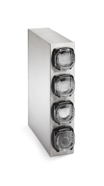 Configurable Stainless Steel Dispenser Cabinets with LidSaver® 3 Lid Dispenser Options