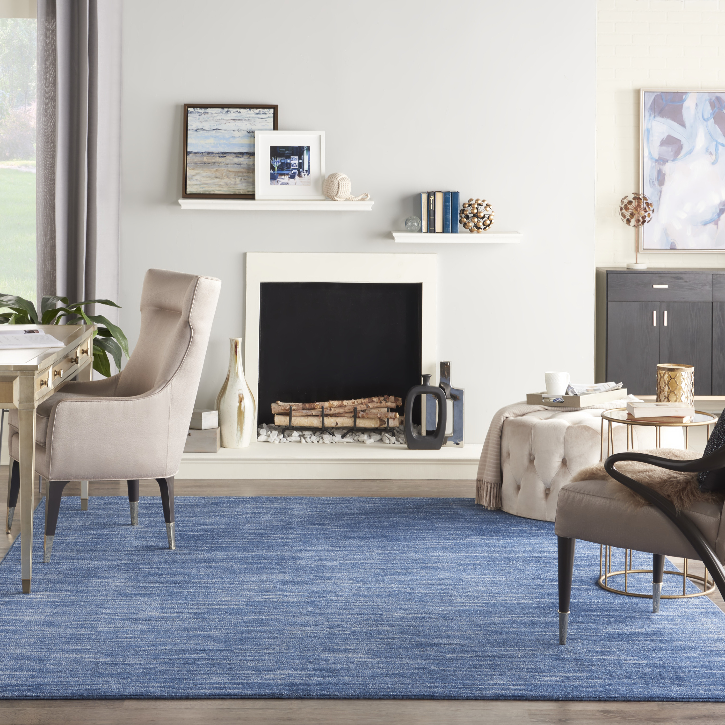 Nourison Nourison Essentials 8' x 11' Navy Blue Outdoor Rug