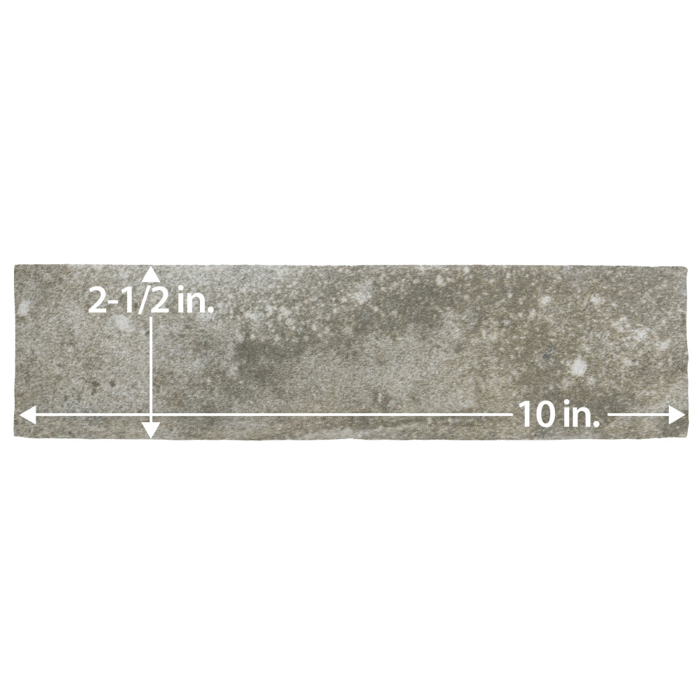 Americana Boston Brick Downtown 2-1/2 in. x 10 in. Porcelain Floor and Wall Tile