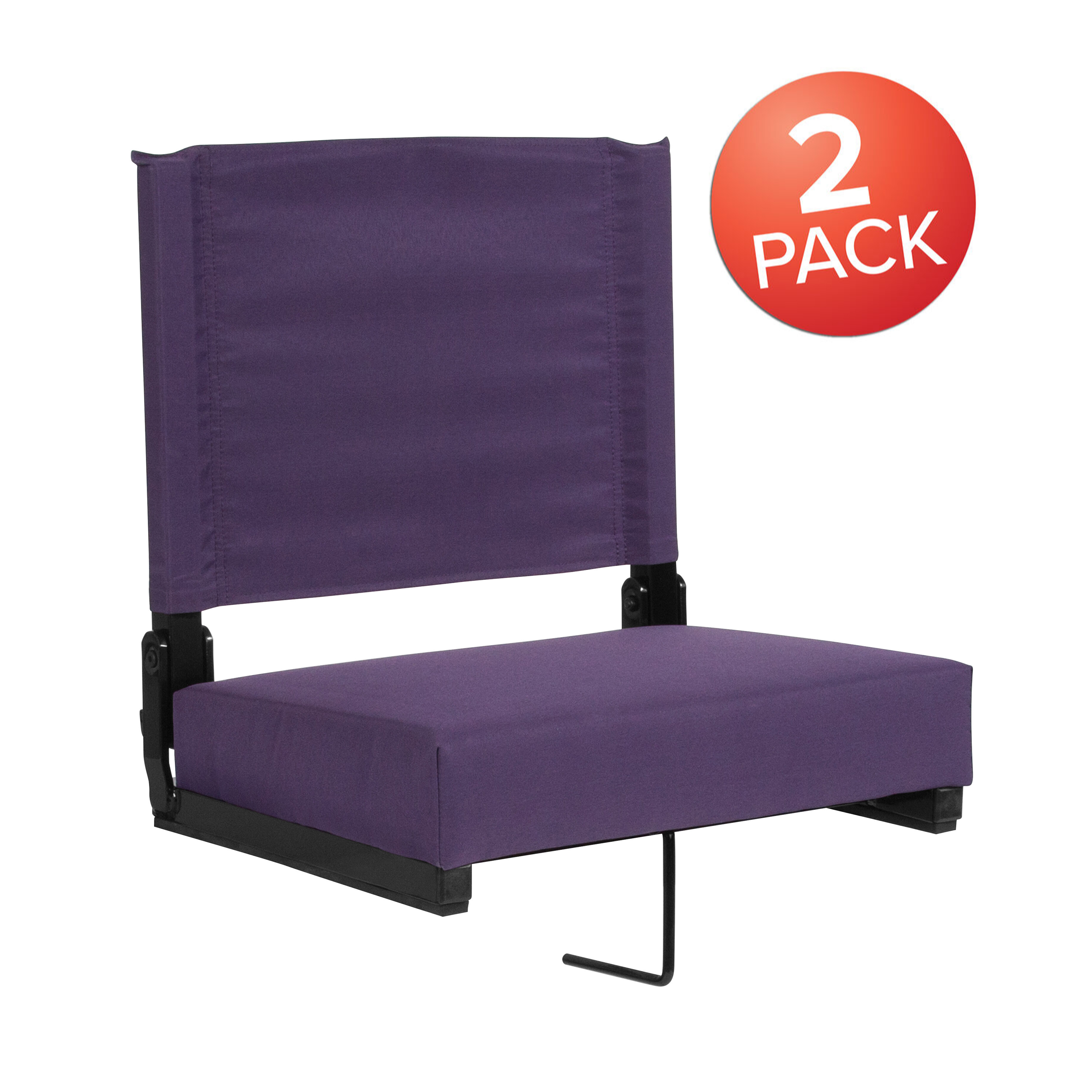 Juego de 2.500 lb. Silla de estadio ligera clasificada con asiento ultra acolchado, azul marino... - Imagen 127 de 175