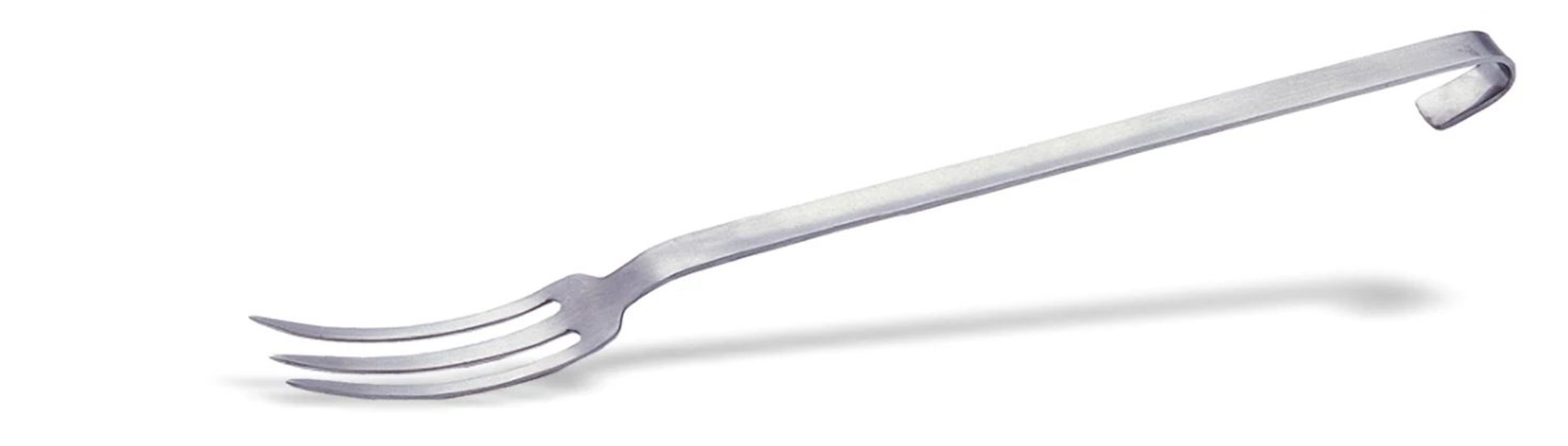 Tenedor monobloc de 3 púas de acero inoxidable de 47 centímetros