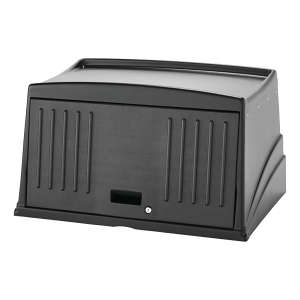 Rubbermaid Commercial, Executive, Executive, Protective Security Hood for Traditional Housekeeping Carts, Black