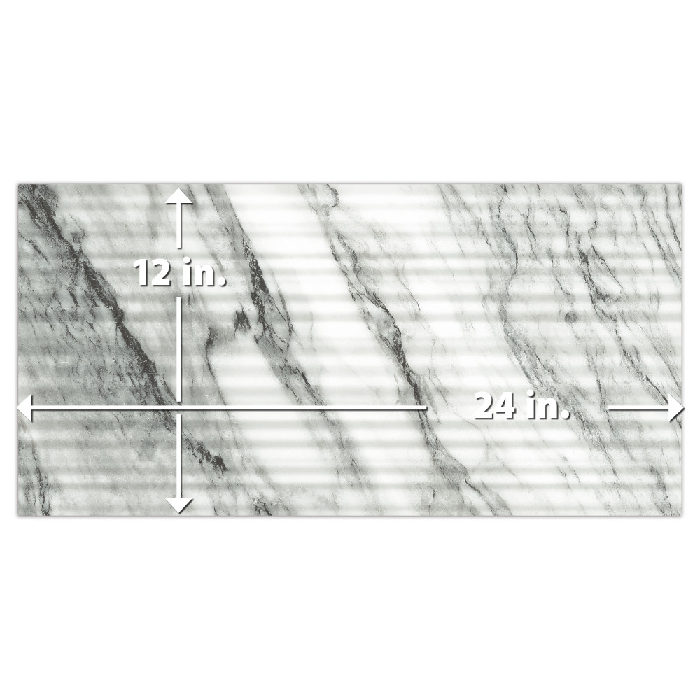 Touche Pleated Deco Zebre 11-3/4 in. x 23-1/2 in. Porcelain Floor and Wall Tile