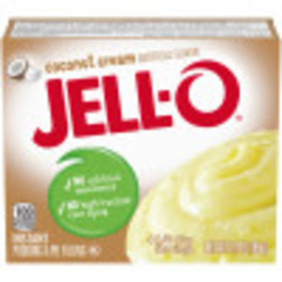 Jell-O Coconut Cream Instant Pudding & Pie Filling, 3.4 oz Box