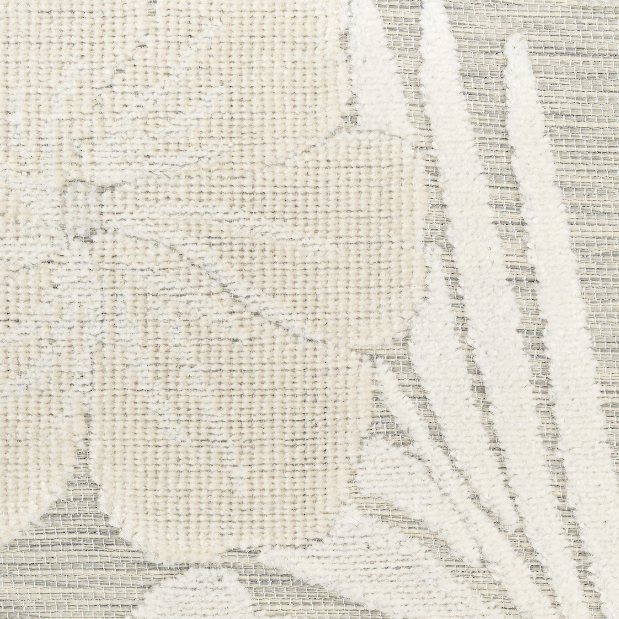Nourison Suncoast 5'3" x 7'3" Grey Tropical Rug