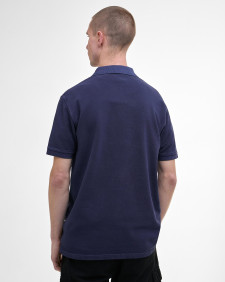 Roland Garment Dyed Polo Shirt Pigment Navy