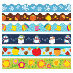 Carson Dellosa Education Seasonal Border Set, 6 Assorted Packs CD-145052