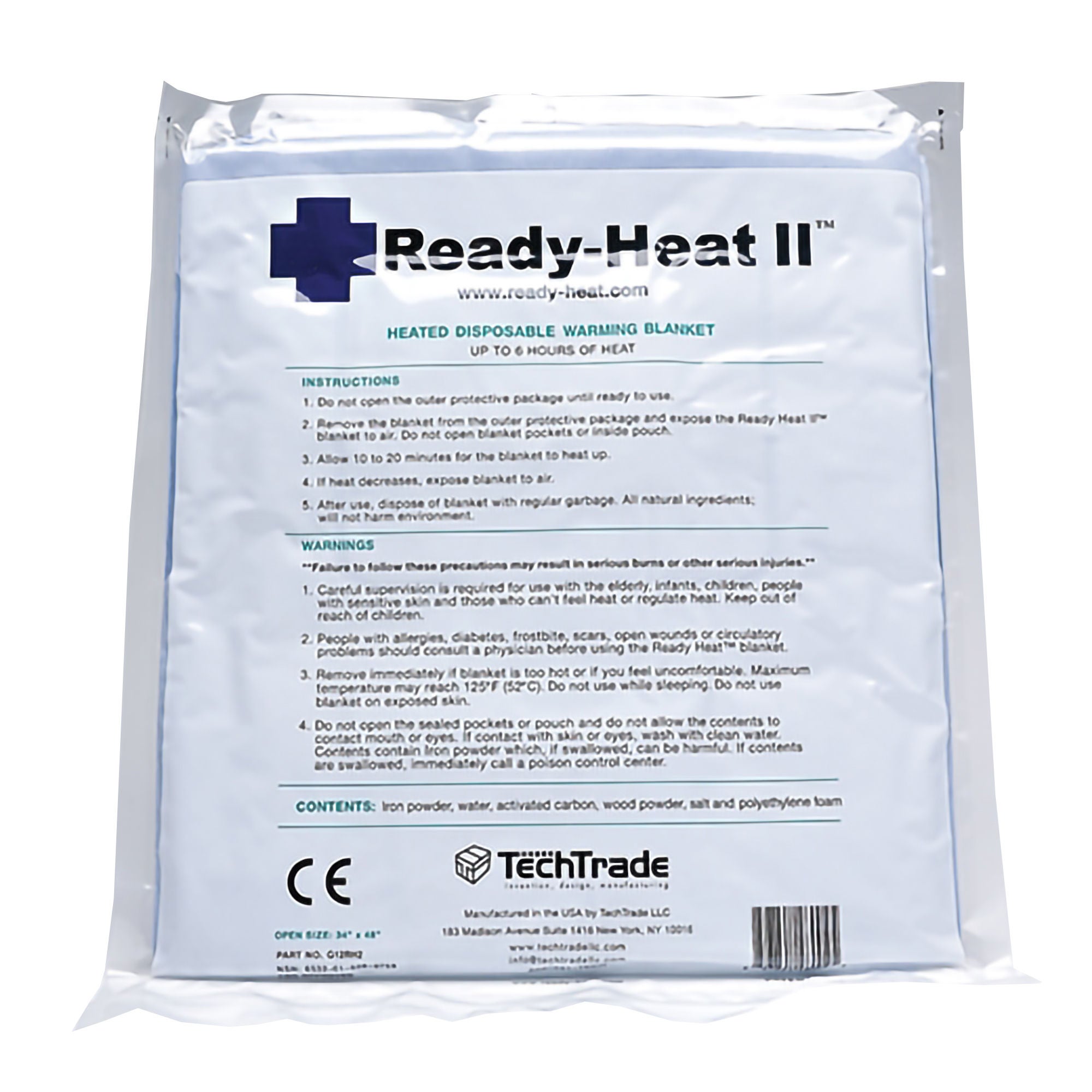 Ready-Heat II Rescue Blanket, 34 x 48 Inch