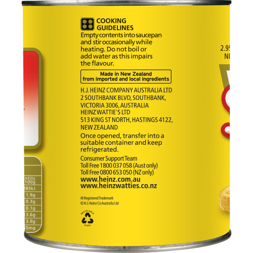  Heinz® Spaghetti in Tomato Sauce & Cheese 2.95kg 