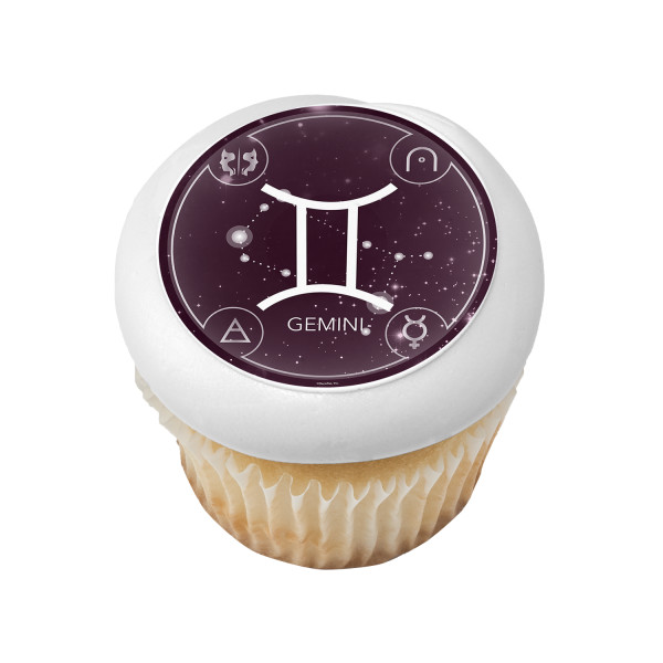 Zodiac Gemini PhotoCake® Edible Image®