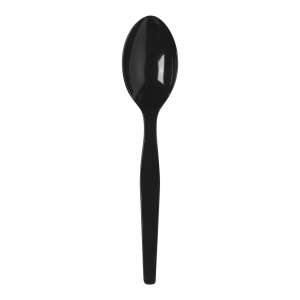 Dixie, Ultra Smartstock Series-O Medium-weight Polystyrene Plastic Combo Spoon Refill, Black
