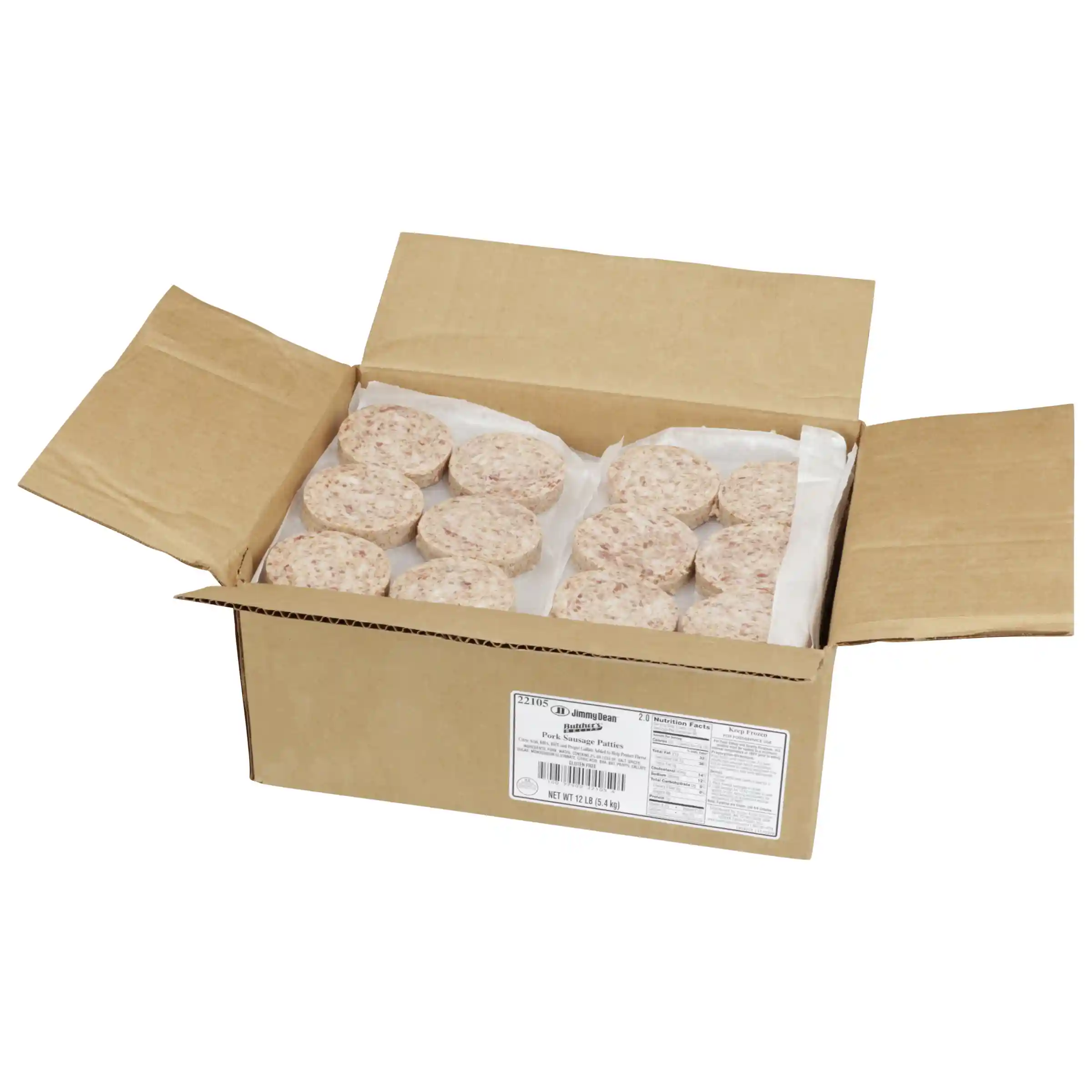 Jimmy Dean® Butcher's Recipe® Raw Pork Sausage Patties, 2.88 Inch, 2.0 oz_image_4