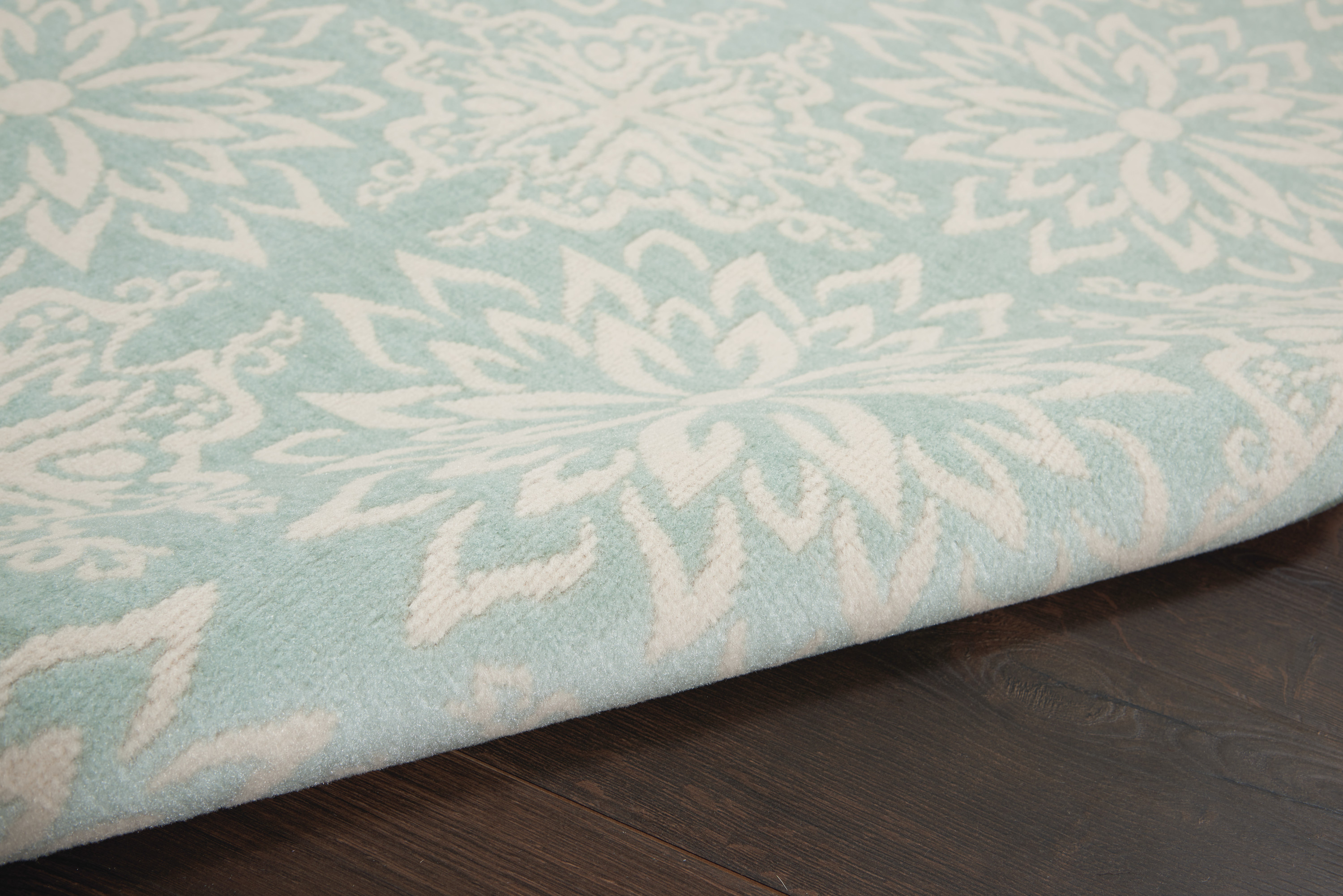 Nourison Jubilant 5'3" x 7'3" Ivory Green Farmhouse Indoor Rug