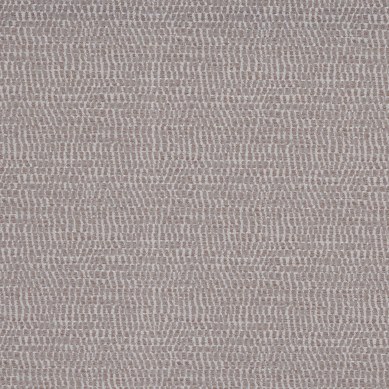 Woven fabric swatch with tight, wavy geometric weave in taupe and off-white, displayed flat â€” coarse textured threads visible, evenly lit close-up without surrounding context.