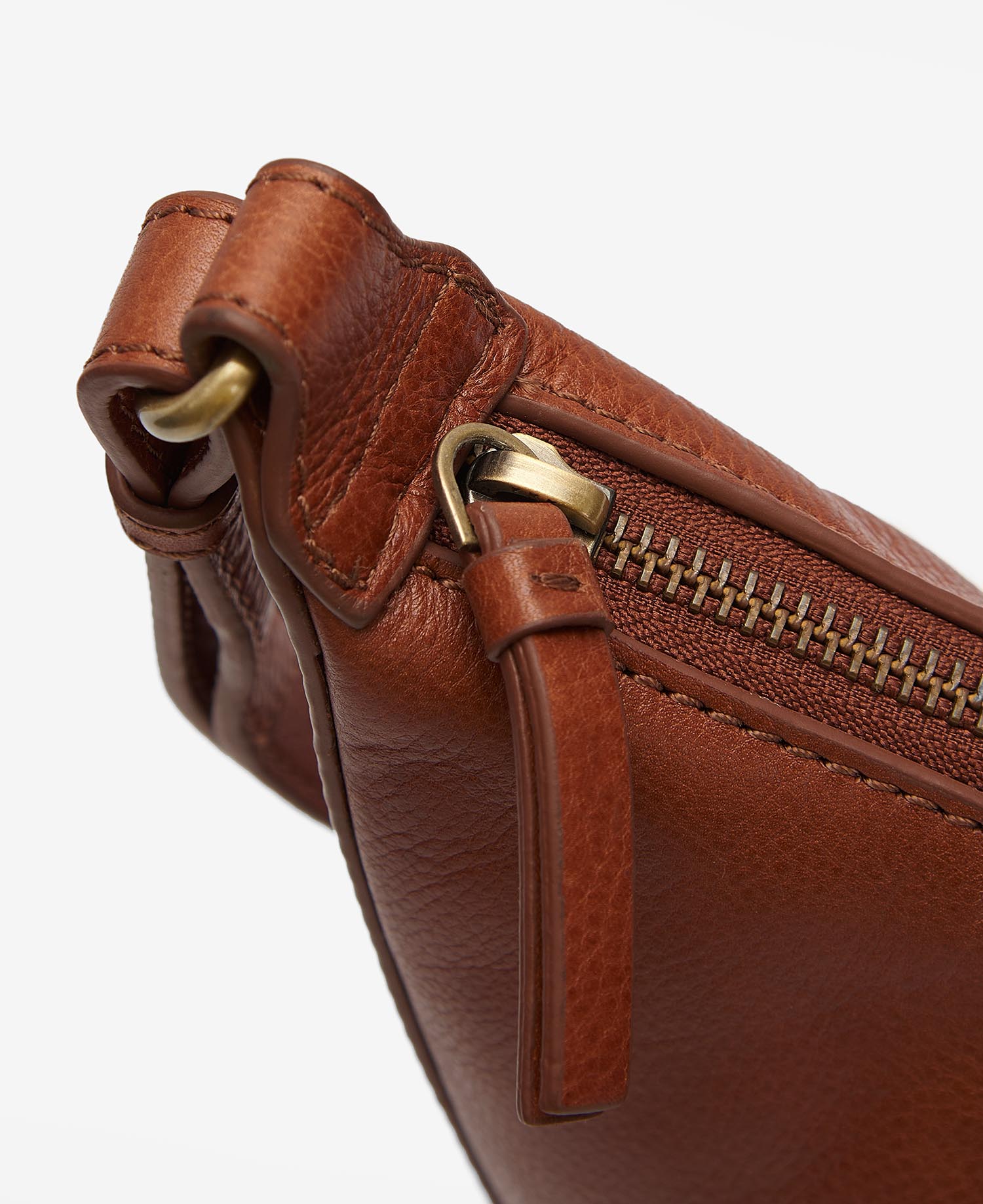 Borsa Laire in pelle a mezzaluna image number 5