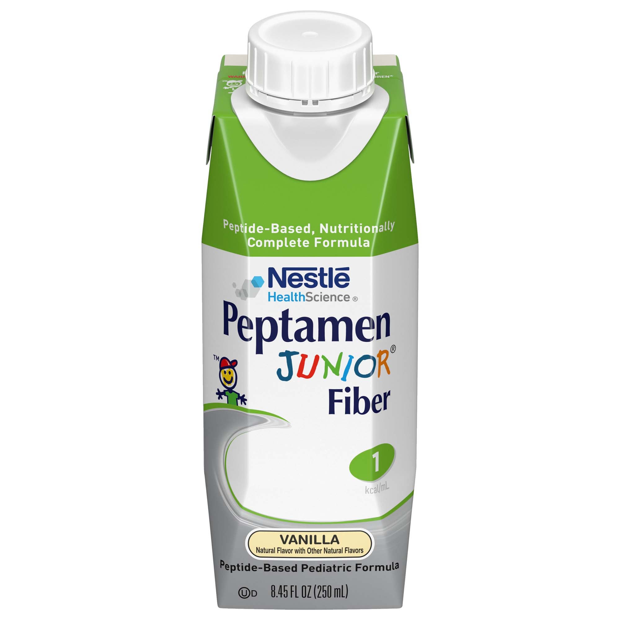 Peptamen Junior® Fiber Peptide-Based Complete Nutrition, Vanilla, 8.45-oz.