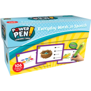 Power Pen&reg; Learning Cards: Everyday Words in Spanish