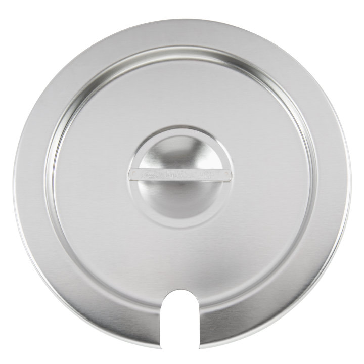 Stainless steel slotted cover for double boiler inset