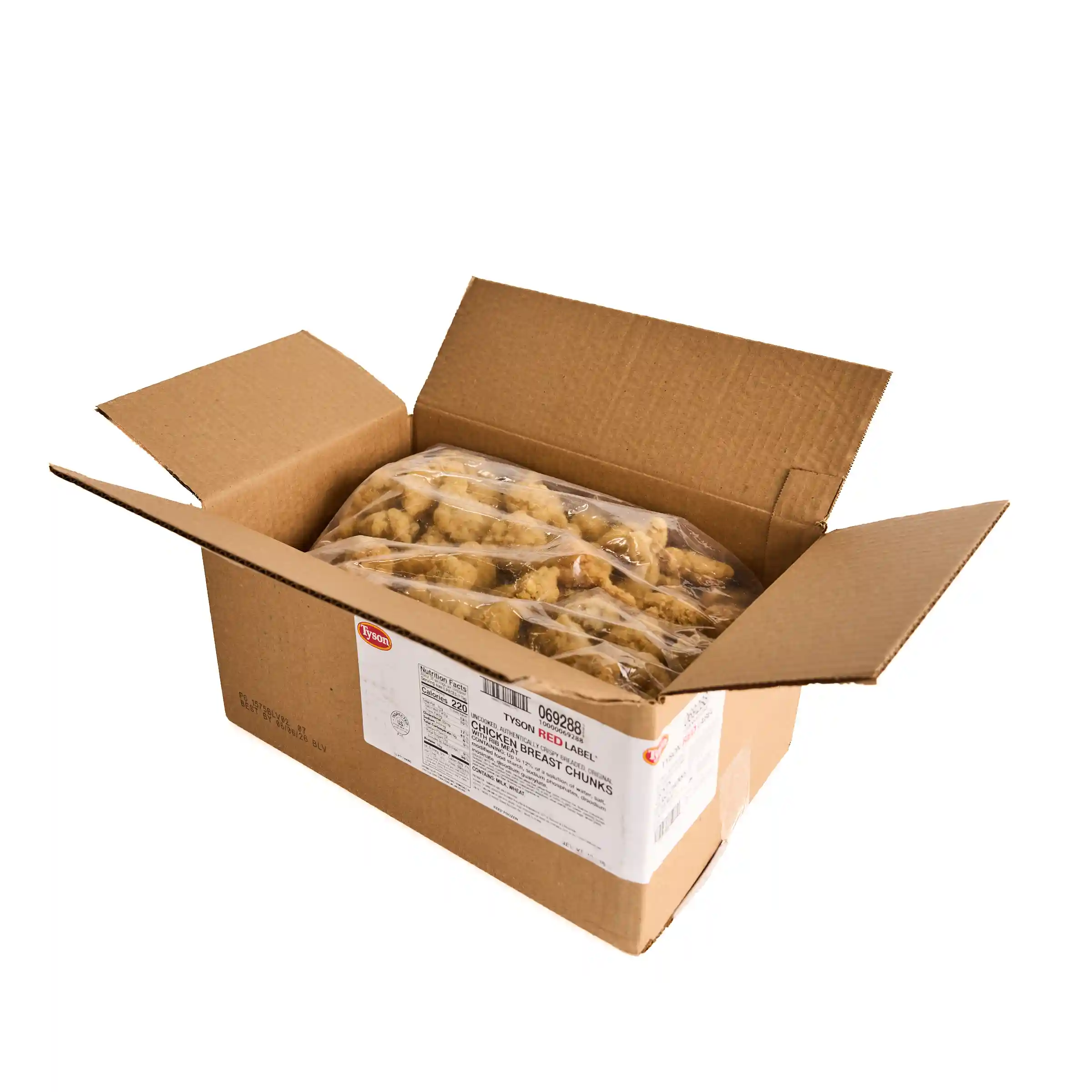 Tyson Red Label® Uncooked Breaded Authentically Crispy Original Chicken Breast Chunks_image_4