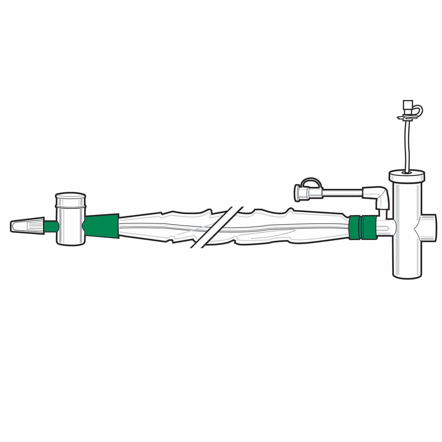 Halyard Ballard® Trach Care™ 24-Hour Closed Suction Catheter