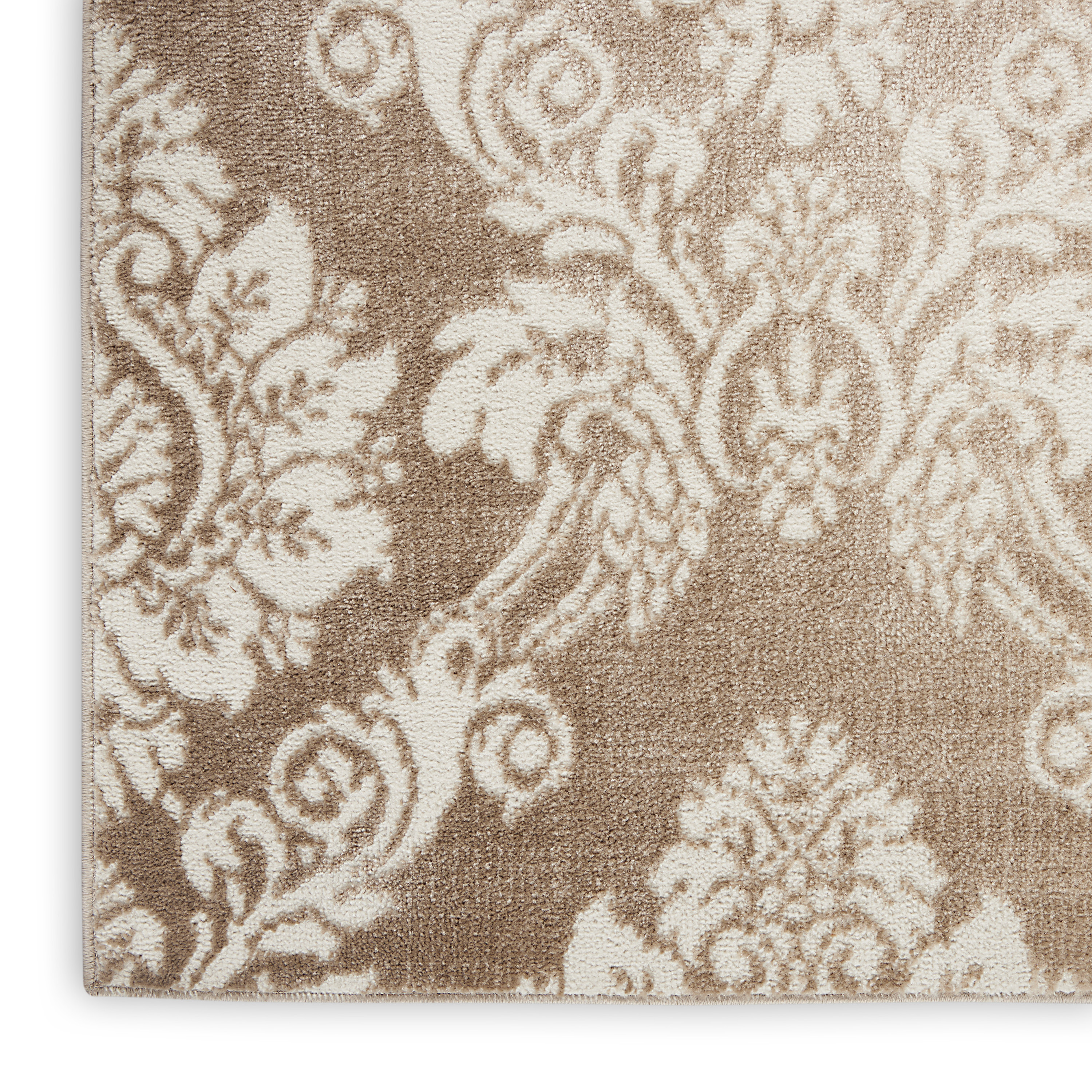 Nourison Elation 2' x 3' Ivory Mocha Vintage Indoor Rug