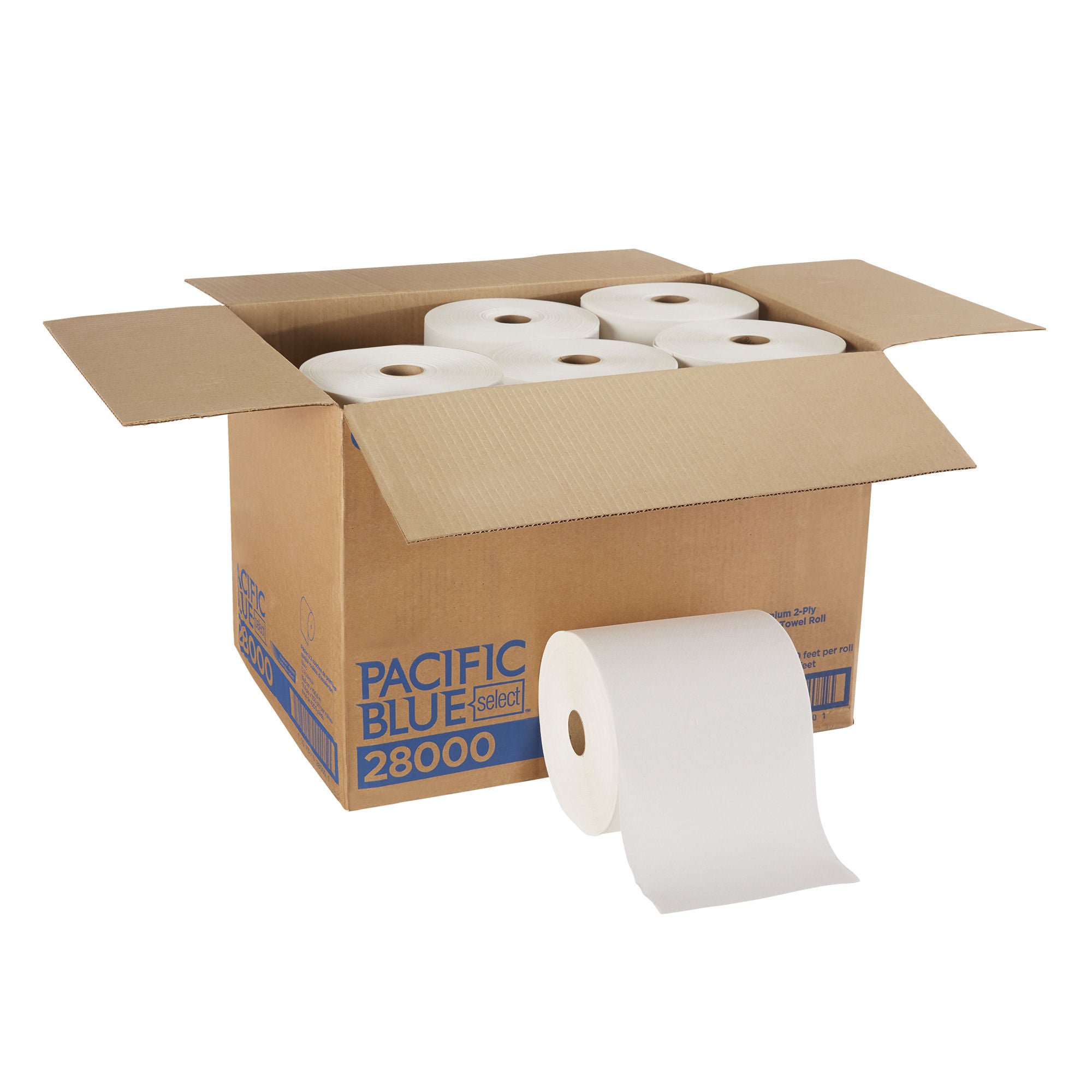 Pacific Blue Select™ Paper Towel, 7-7/8 Inch x 350 Foot, 12 Rolls Per Case